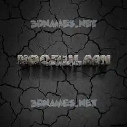 noorulain in Cracked Stone style - 3D name wallpaper
