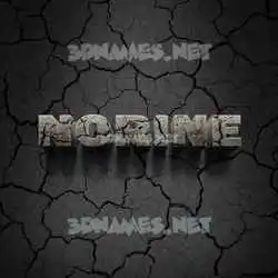 norine in Cracked Stone style - 3D name wallpaper