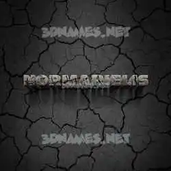 normarielis in Cracked Stone style - 3D name wallpaper