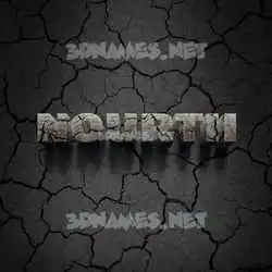 nourtii in Cracked Stone style - 3D name wallpaper