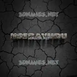 nssrayudu in Cracked Stone style - 3D name wallpaper