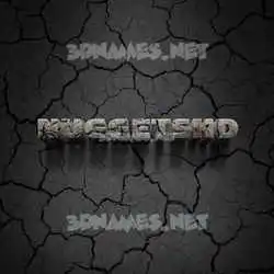 nuggetshd in Cracked Stone style - 3D name wallpaper