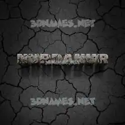 nurdanur in Cracked Stone style - 3D name wallpaper