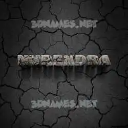 nurendra in Cracked Stone style - 3D name wallpaper