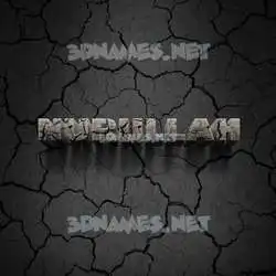 nurullah in Cracked Stone style - 3D name wallpaper