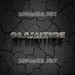 olamitide in Cracked Stone style - 3D name wallpaper