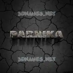 parnika in Cracked Stone style - 3D name wallpaper