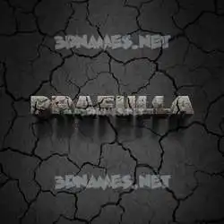 prafulla in Cracked Stone style - 3D name wallpaper