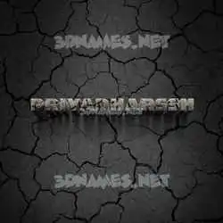 priyadharssh in Cracked Stone style - 3D name wallpaper