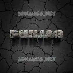 punjab in Cracked Stone style - 3D name wallpaper