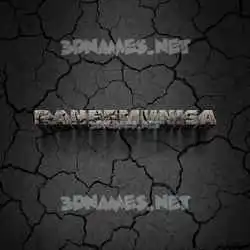 raheemunisa in Cracked Stone style - 3D name wallpaper