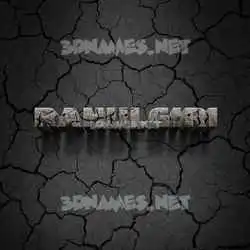 rahulgiri in Cracked Stone style - 3D name wallpaper