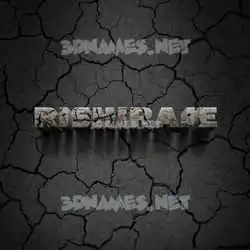rishiraje in Cracked Stone style - 3D name wallpaper