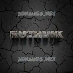 ruthvik in Cracked Stone style - 3D name wallpaper