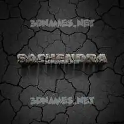sachendra in Cracked Stone style - 3D name wallpaper