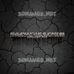 sachinsachin in Cracked Stone style - 3D name wallpaper