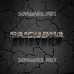saisudha in Cracked Stone style - 3D name wallpaper
