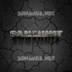 sanchhit in Cracked Stone style - 3D name wallpaper