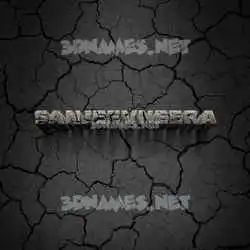 sanjeevneera in Cracked Stone style - 3D name wallpaper