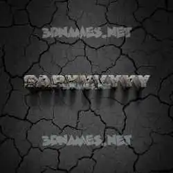 saryyyyyy in Cracked Stone style - 3D name wallpaper