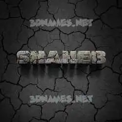 shaheb in Cracked Stone style - 3D name wallpaper