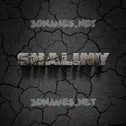 shaliny in Cracked Stone style - 3D name wallpaper