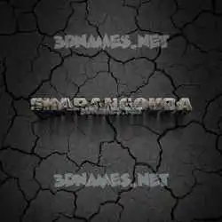 sharangouda in Cracked Stone style - 3D name wallpaper