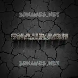 shaurabh in Cracked Stone style - 3D name wallpaper