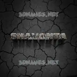 shavonta in Cracked Stone style - 3D name wallpaper