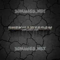 shekharyadav in Cracked Stone style - 3D name wallpaper