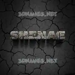 shenae in Cracked Stone style - 3D name wallpaper