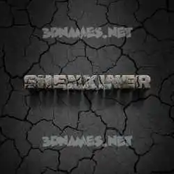 shenxiner in Cracked Stone style - 3D name wallpaper