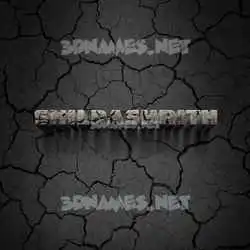 shilpashrith in Cracked Stone style - 3D name wallpaper