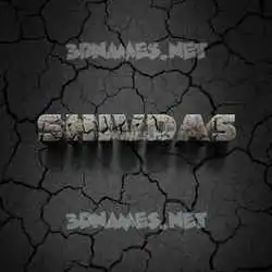 shivdas in Cracked Stone style - 3D name wallpaper
