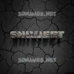 shivjeet in Cracked Stone style - 3D name wallpaper