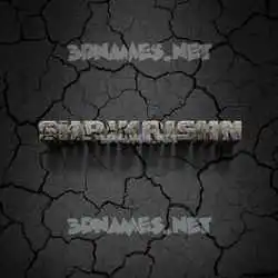 shrikrishn in Cracked Stone style - 3D name wallpaper