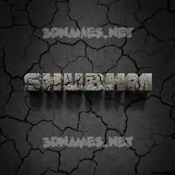 shubhm in Cracked Stone style - 3D name wallpaper