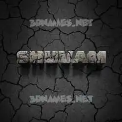 shuvam in Cracked Stone style - 3D name wallpaper