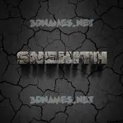 snehith in Cracked Stone style - 3D name wallpaper