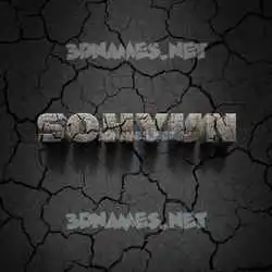 sohyun in Cracked Stone style - 3D name wallpaper