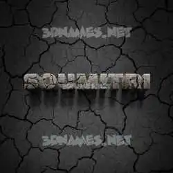 soumitri in Cracked Stone style - 3D name wallpaper