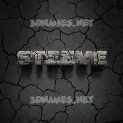 steeve in Cracked Stone style - 3D name wallpaper