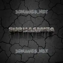 subhasmita in Cracked Stone style - 3D name wallpaper
