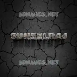 suneelraj in Cracked Stone style - 3D name wallpaper