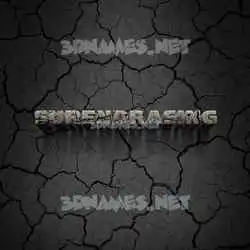 surendrasing in Cracked Stone style - 3D name wallpaper