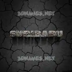 suribabu in Cracked Stone style - 3D name wallpaper