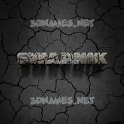 swapnik in Cracked Stone style - 3D name wallpaper
