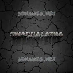 swarnalatha in Cracked Stone style - 3D name wallpaper