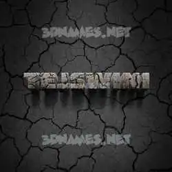 tejswini in Cracked Stone style - 3D name wallpaper