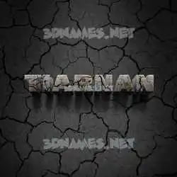 tiarnan in Cracked Stone style - 3D name wallpaper
